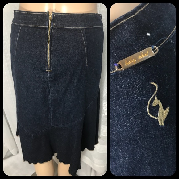 Baby Phat Skirts Baby Phat Jean Pleated Skirt Poshmark